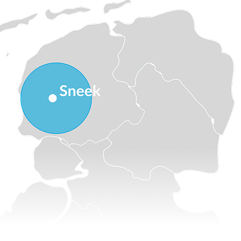 Werkgebied Dap Sneek